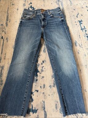 MOTHER InsIder Crop Step  Fray